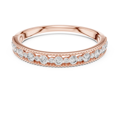 Avelisse Twin-Size Round  Diamond Ring