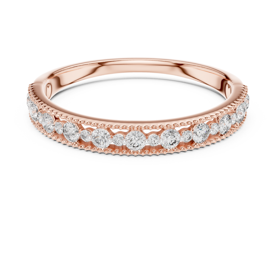Avelisse Twin-Size Round  Diamond Ring