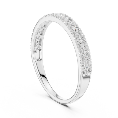 Avelisse Twin-Size Round  Diamond Ring