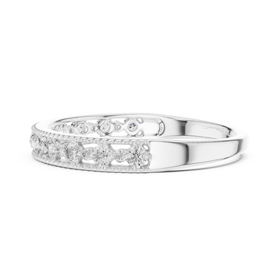 Avelisse Twin-Size Round  Diamond Ring