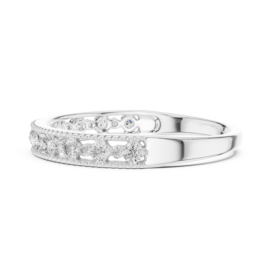 Avelisse Twin-Size Round  Diamond Ring