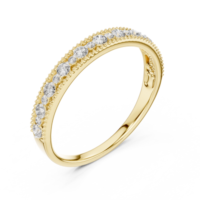 Avelisse Twin-Size Round  Diamond Ring