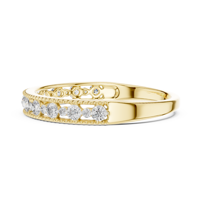 Avelisse Twin-Size Round  Diamond Ring