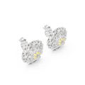 Seravienne Ornate Filigree Diamond Earrings