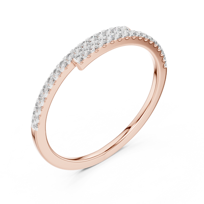 Elavienne Petite U-Cut Diamond Ring