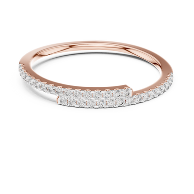Elavienne Petite U-Cut Diamond Ring