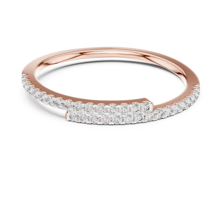 Elavienne Petite U-Cut Diamond Ring