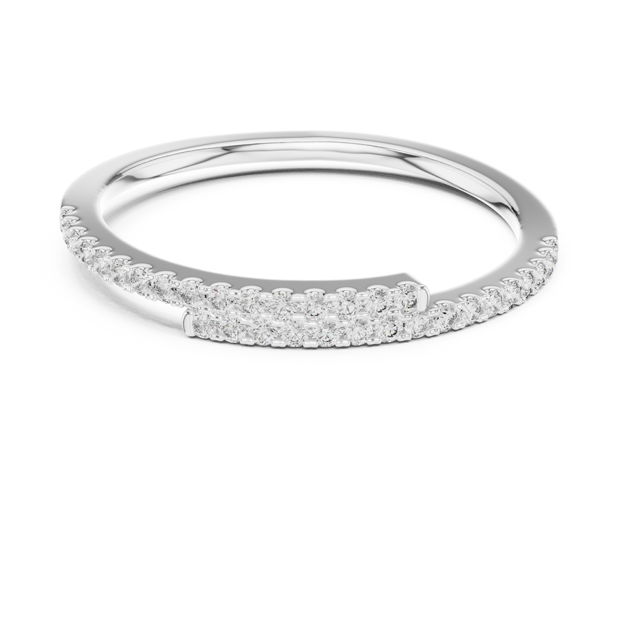 Elavienne Petite U-Cut Diamond Ring