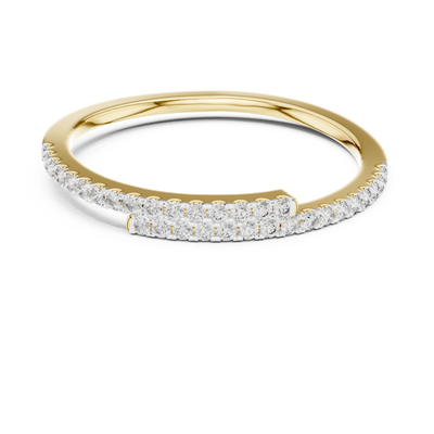Elavienne Petite U-Cut Diamond Ring