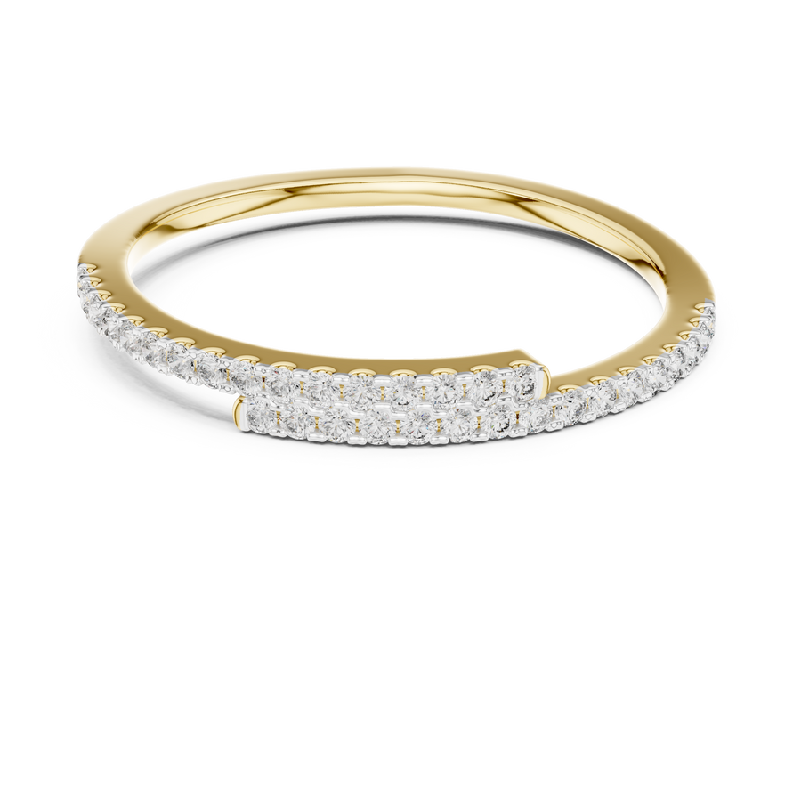Elavienne Petite U-Cut Diamond Ring