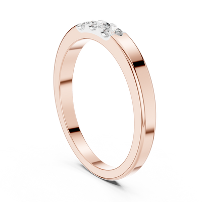 Cyravienne Triple U-Cut  Diamond Ring