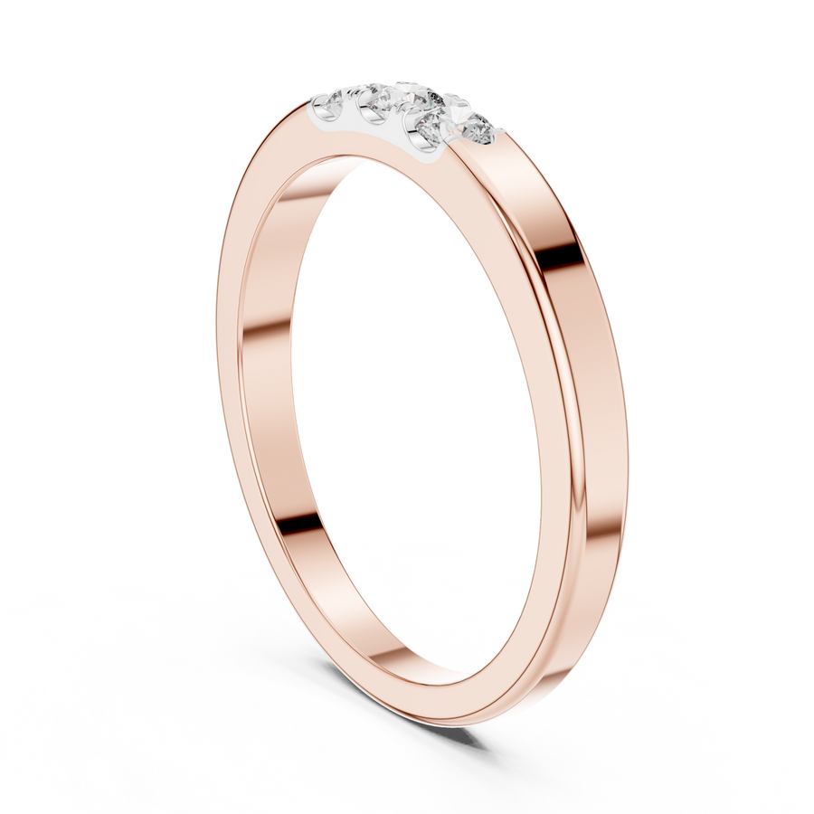 Cyravienne Triple U-Cut  Diamond Ring