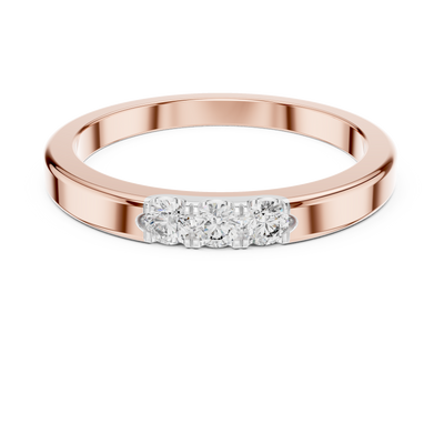 Cyravienne Triple U-Cut  Diamond Ring