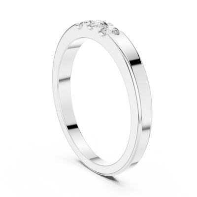 Cyravienne Triple U-Cut  Diamond Ring