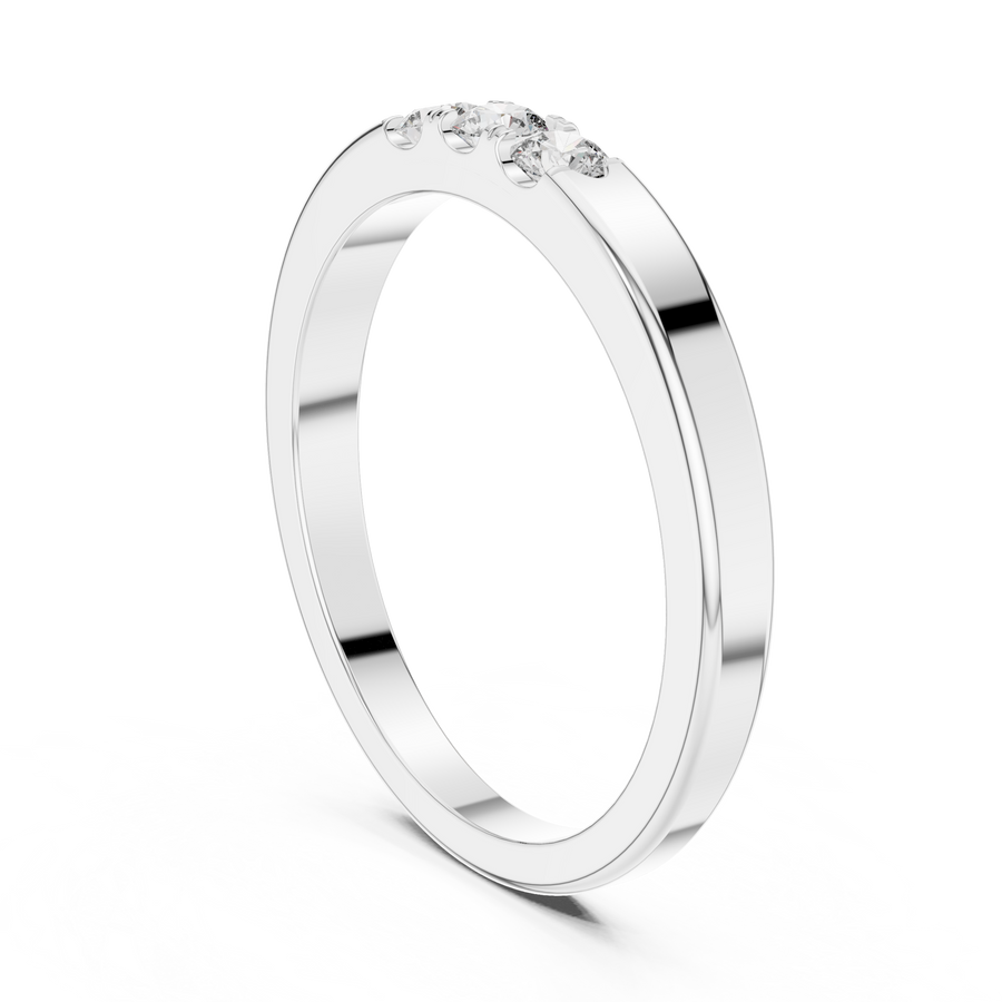 Cyravienne Triple U-Cut  Diamond Ring