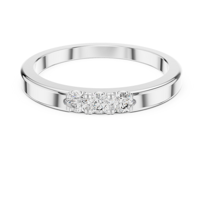 Cyravienne Triple U-Cut  Diamond Ring