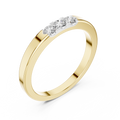 Cyravienne Triple U-Cut  Diamond Ring