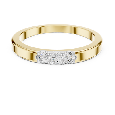 Cyravienne Triple U-Cut  Diamond Ring