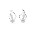 Virellienne Flame Teardrop Diamond Earrings