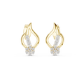 Virellienne Flame Teardrop Diamond Earrings