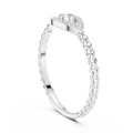 Valerienne Twisted Halo  Diamond Ring