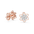 Seravienne Floral Cluster  Diamond Earrings
