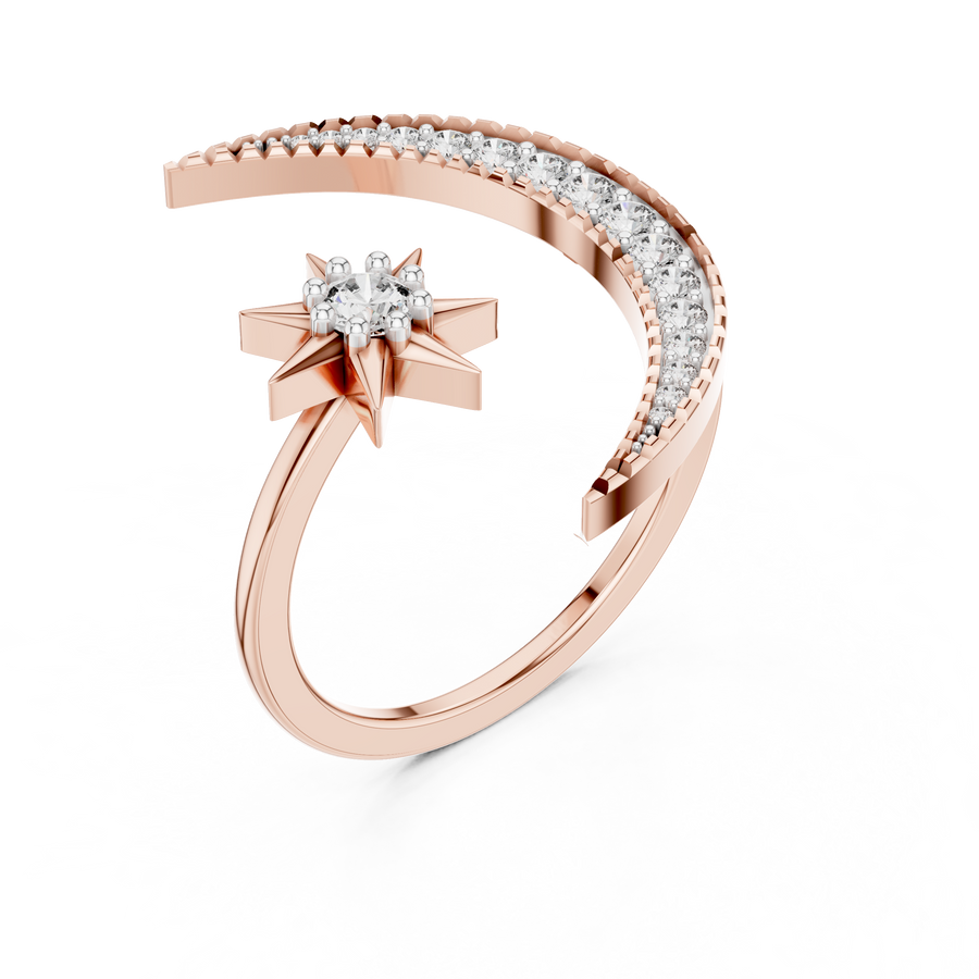 Valerienne Celestial Star  Diamond Ring