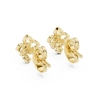 Averienne Floral Cluster Diamond Earrings