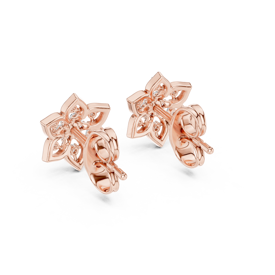 Virellienne Bloom Cluster Diamond Earrings