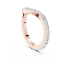 Valerienne Chevron Pavé Diamond Ring