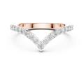 Valerienne Chevron Pavé Diamond Ring