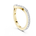 Valerienne Chevron Pavé Diamond Ring