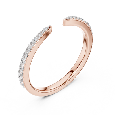 Seravienne Graduated  Pavé  Diamond Ring