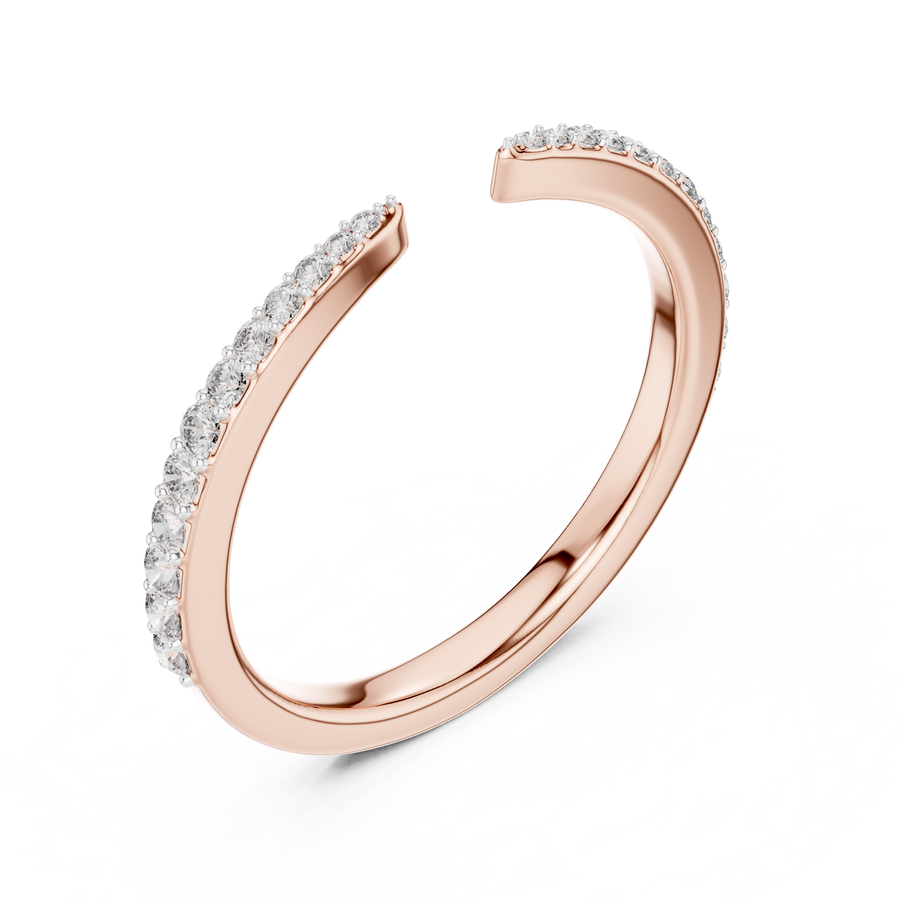 Seravienne Graduated  Pavé  Diamond Ring