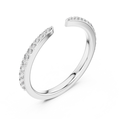 Seravienne Graduated  Pavé  Diamond Ring