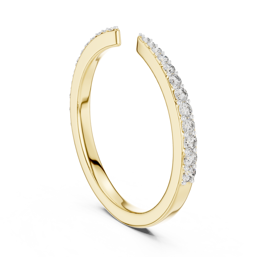 Seravienne Graduated  Pavé  Diamond Ring