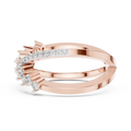 Cyravienne Crossover Cluster Diamond Ring