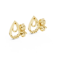 Aurevienne Teardrop Pavé  Diamond Earrings