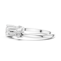 Virellienne Triple-Stone Cluster Diamond Ring