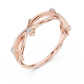 Seravienne Twisted Crossover  Diamond Ring