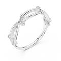 Seravienne Twisted Crossover  Diamond Ring
