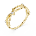 Seravienne Twisted Crossover  Diamond Ring