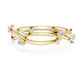 Seravienne Twisted Crossover  Diamond Ring