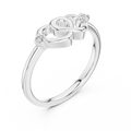 Calavienne Intertwined Heart Diamond Ring