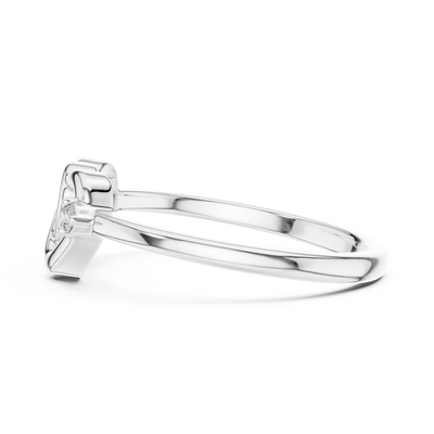 Calavienne Intertwined Heart Diamond Ring