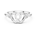 Calavienne Intertwined Heart Diamond Ring