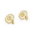 Aurevielle Radiant Circle  Diamond Earrings