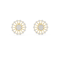 Aurevielle Radiant Circle  Diamond Earrings