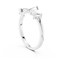 Lysavienne Bow Pavé Diamond Ring