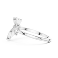 Lysavienne Bow Pavé Diamond Ring